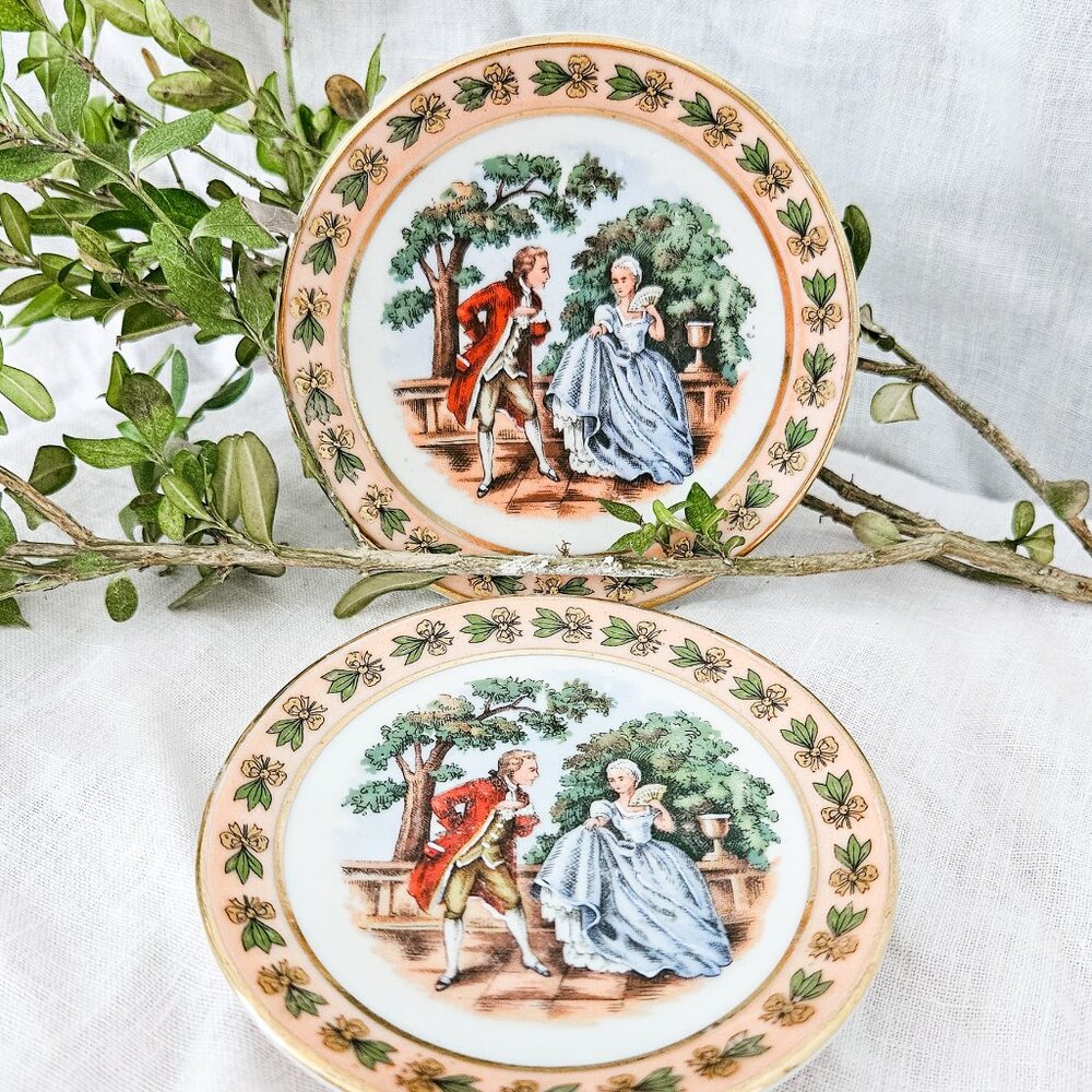 Two Matching Limoges Trinket Dishes - Price is for the Pair